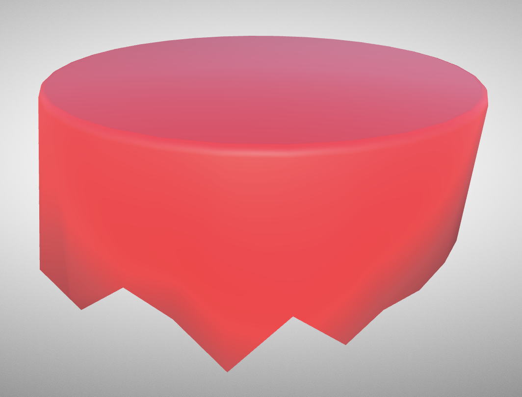 3d render of table