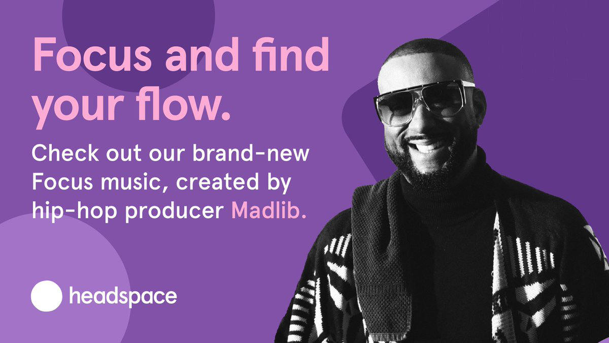Headspace advertisement for Madlib music
